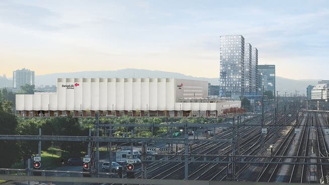 Läuft alles nach Plan, wird die Swiss Life Arena im Juni 2022 eröffnet.