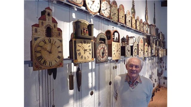 Heinrich Weiss war schon als kleiner Knabe von Uhren fasziniert.