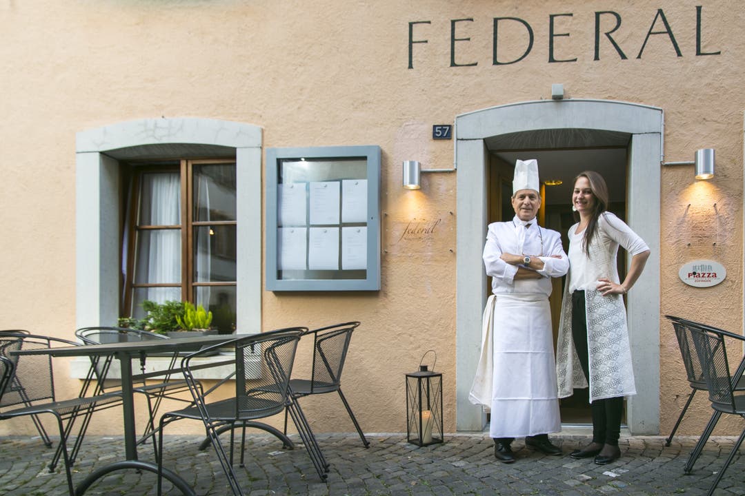 Federal, Zofingen Aufgetischt wird im Restaurant Federal in Zofingen von Aline &amp; Rudolf Zünd. Sie erhielten 14 Punkte.