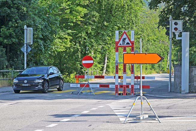 Die Gösgerstrasse ab Trimbacher Brücke Richtung Niederamt wird bis in den Herbst hinein für den Verkehr Stadt auswärts gesperrt bleiben.