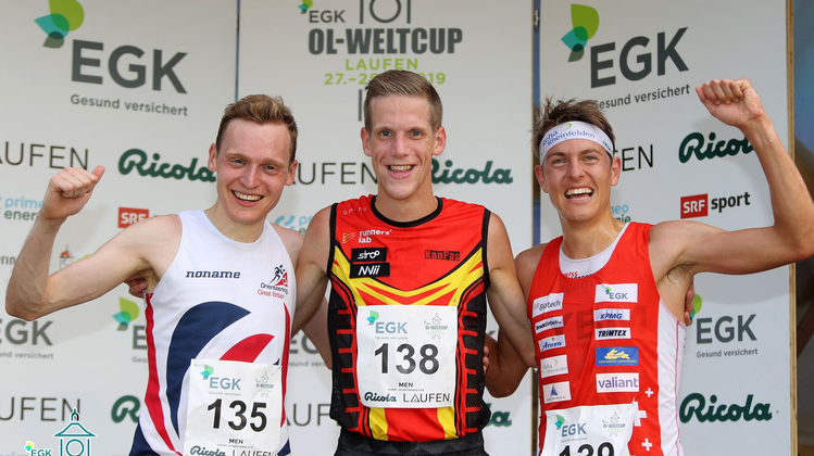 Erfolg am EGK OL-Weltcup Laufen: Schweizer Team sichert sich drei Podestplätze im Sprint