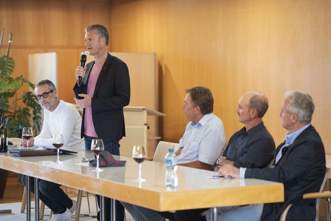 Weinstern AG (v.l.) Marco Bieri, Roland Michel, Andreas Meier, Stefan Meier und Daniel Schoch.