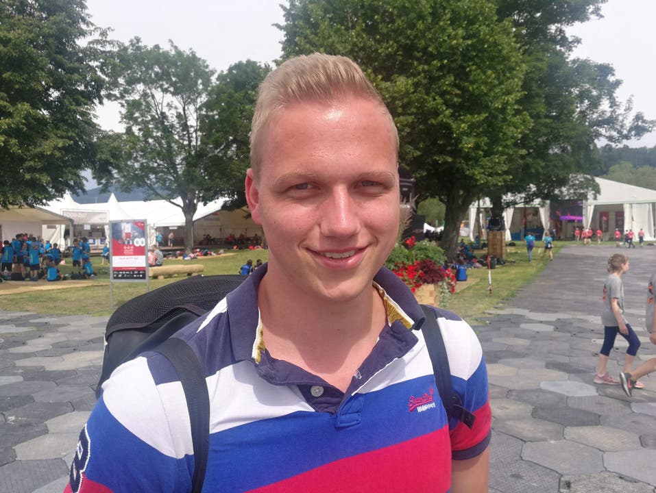 Fabian Maurer, 24, TV Ossingen «Vom Turnfest erhoffe ich mir gute Stimmung, tolle Leute und feines Essen.»