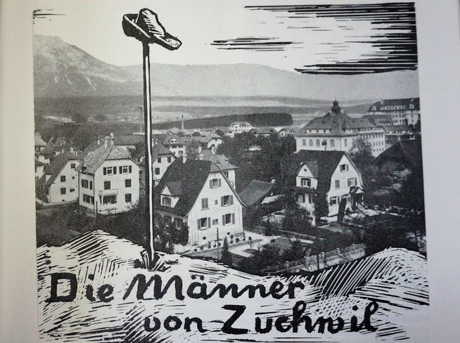 Titelkomposition zum Bericht «Die Männer von Zuchwil» im «Schweizer Spiegel» aus dem Jahr 1939