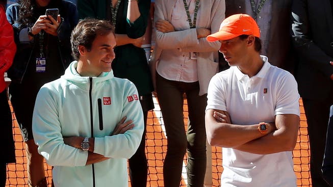 Roger Federer gegen Rafael Nadal: (Fast) immer ein Duell auf Augenhöhe.