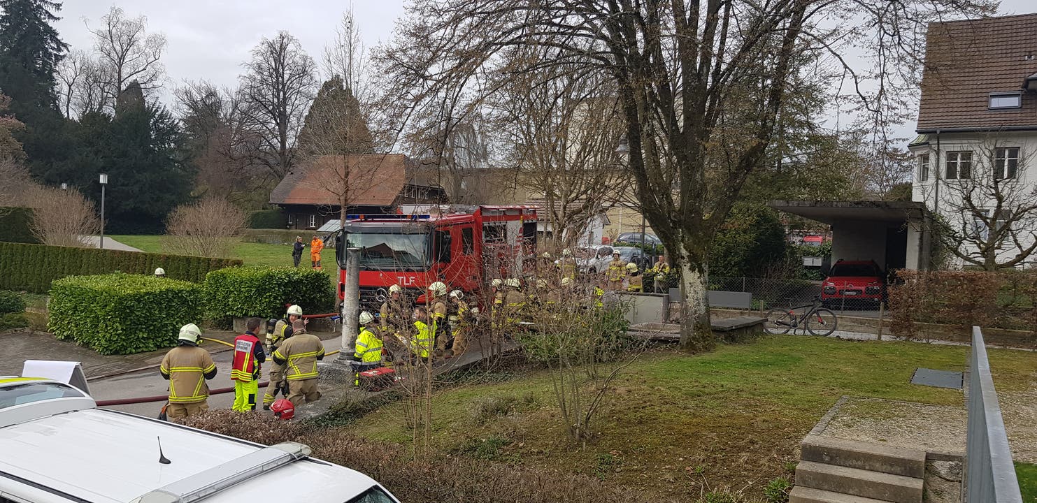 Brand an der Römerstrasse 11 in Baden