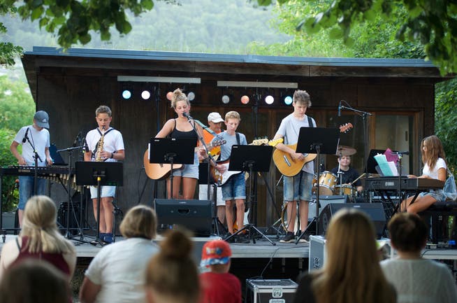 Die Schülerband «The Furious Eagles» aus Lostorf begeisterte letztes Jahr das Publikum am Open Air.