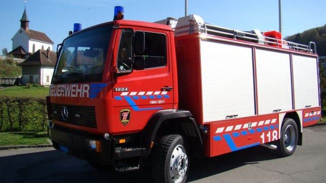 Ein Fahrzeug der Feuerwehr Uerkental. (Archivbild)