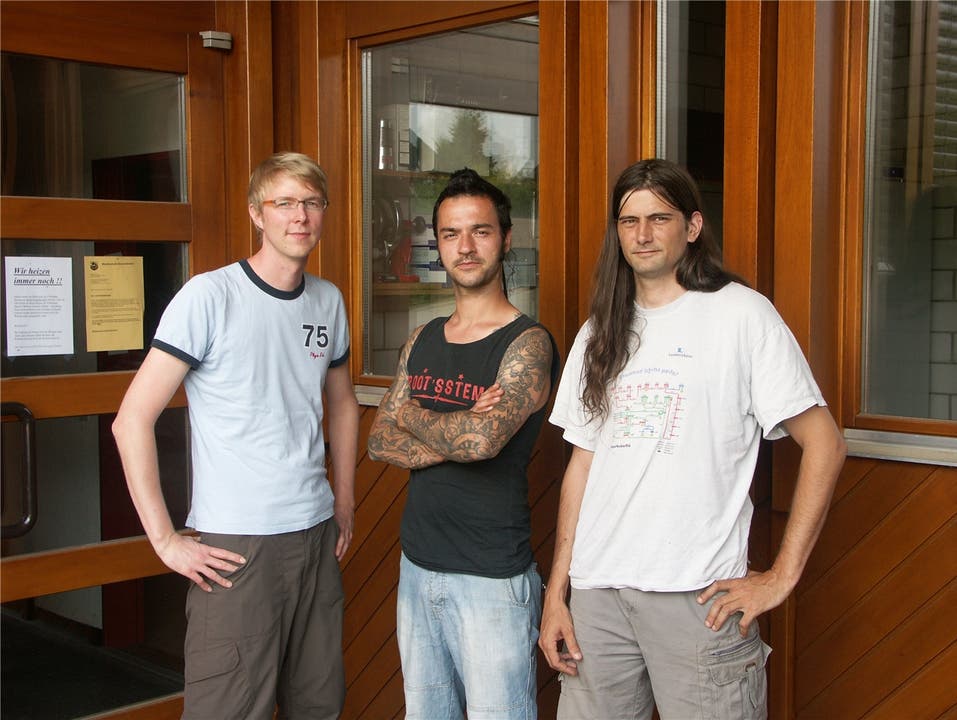 2009: André Blanke, Marcel Etterlin und Vincenz Brunner (von links) von «Xendersno» sind die Openeye-Gründer.