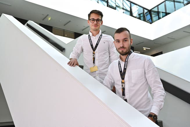 Leandro Vaglietti (links) und Ramon Fasnacht haben den Oltner Ableger des Netzwerks Neo gegründet.