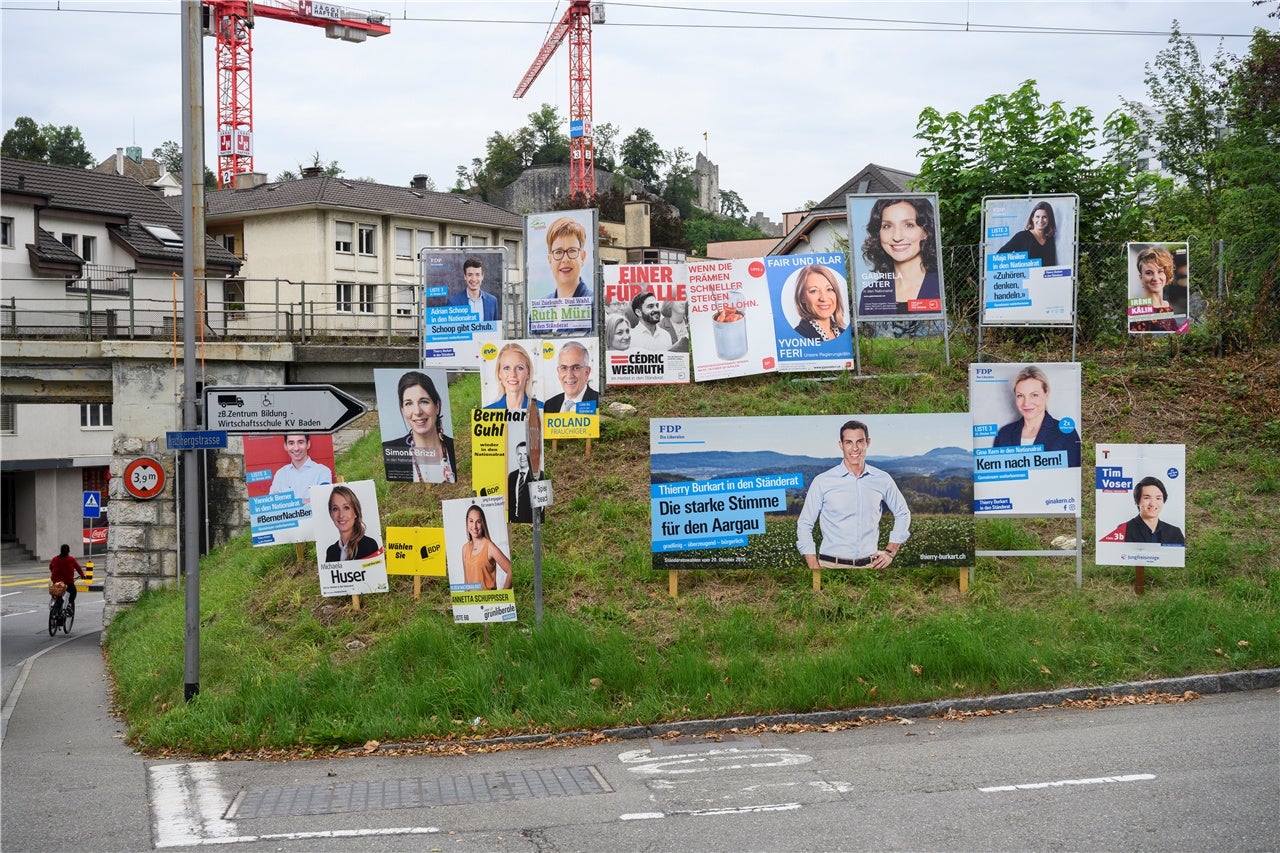 Bildstrecke - Wahlplakate Im Kanton Aargau