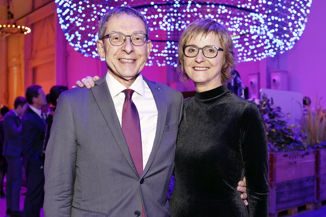 Urs Hofmann, Regierungsrat, mit Ehefrau Monika Graf.