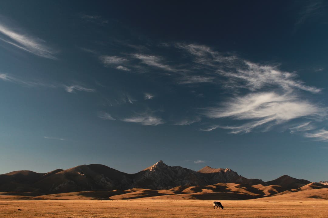 Leben in Kirgistan Kirgistan liegt am Hochgebirge Tienschan und an der Seidenstrasse von China nach Europa.