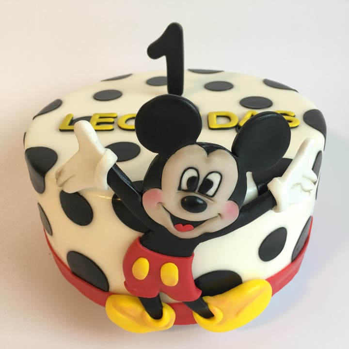 Mickey-Mouse-Torte zum 1. Geburtstag