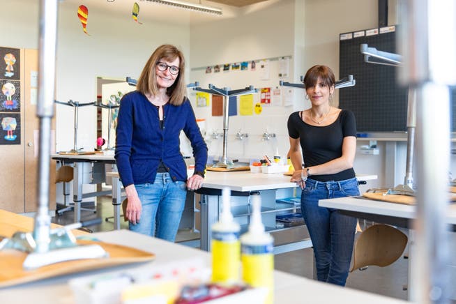 Tamara Bur und Ursula Niklaus sind 1.Klass-Lehrerinnen an der Primarschule Selzach.