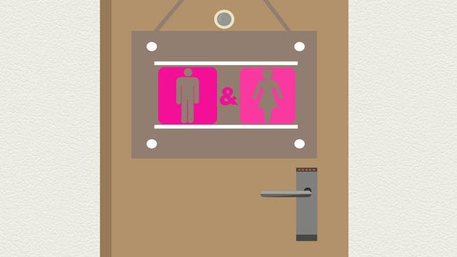 Die genderneutralen Toiletten mit Wickeltisch sind für alle Geschlechter zugänglich. (Symbolbild)