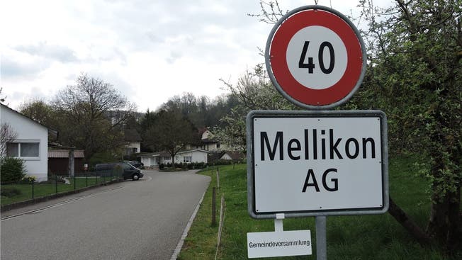 Der Dorfeingang zu Mellikon.