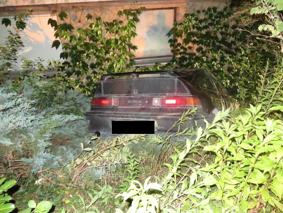 Lausen BL, 8. August: Ein 52-jähriger Lenker parkierte sein Fahrzeug in der Römerstrasse. Der Wagen machte sich selbständig und rollte in einen Garten. Verletzt wurde niemand.
