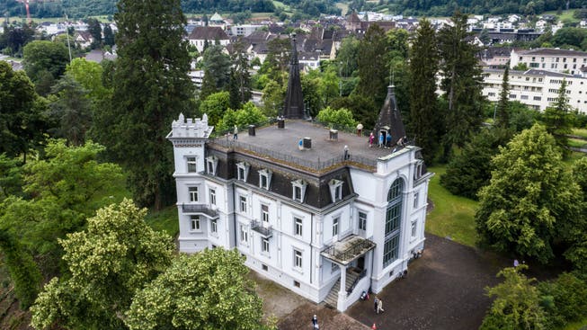 Der Park der Villa Himmelrych ist wieder zugänglich.