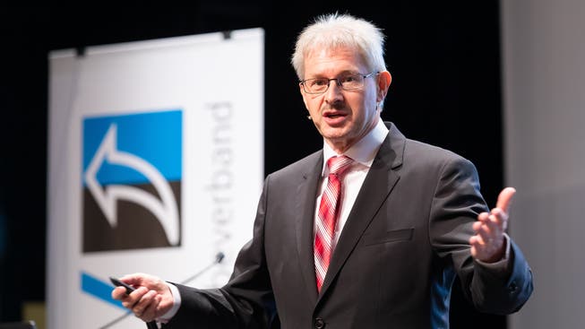Kurt Schmid, Präsident des Aargauischen Gewerbeverbandes, ist enttäuscht über das Aus für die NAB