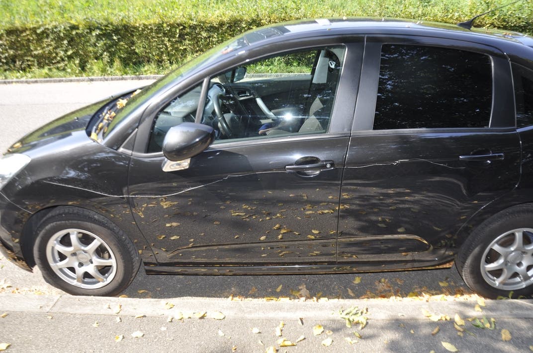 Trimbach SO, 18.September: Am Amthausquai sind 11 parkierte Autos durch zwei unbekannte Männer mutwillig beschädigt worden.