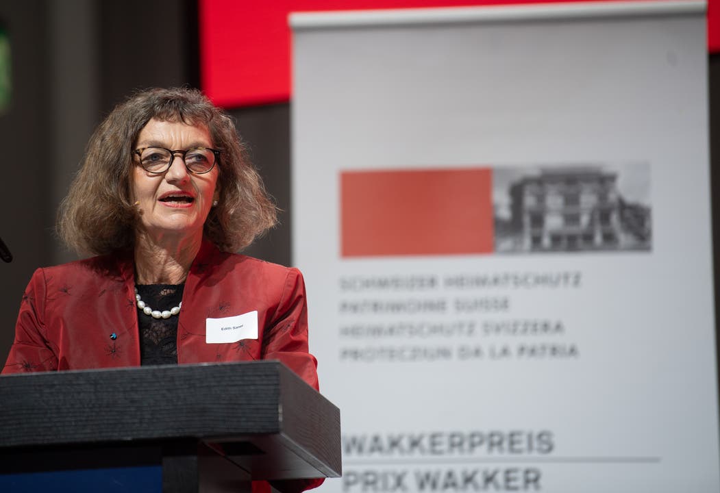 Grossratspräsidentin Edith Saner: «Dass der Wakkerpreis die Freiräume in den Vordergrund stellt, verpflichtet.»