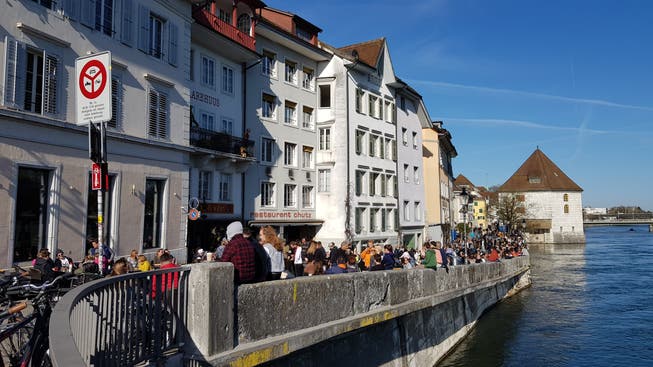Für ein Bierchen sehr beliebt: das Solothurner Aaremürli.
