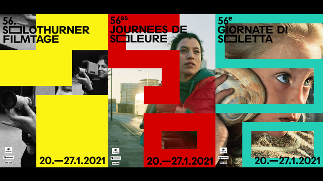 Die neuen Plakate der 56. Solothurner Filmtage: in die Zukunft gerichtet und weiblich.