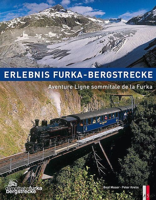 Das Buch über die Dampfbahn Furka-Bergstrecke von Beat Moser und Peter Krebs ist im AS-Verlag erschienen