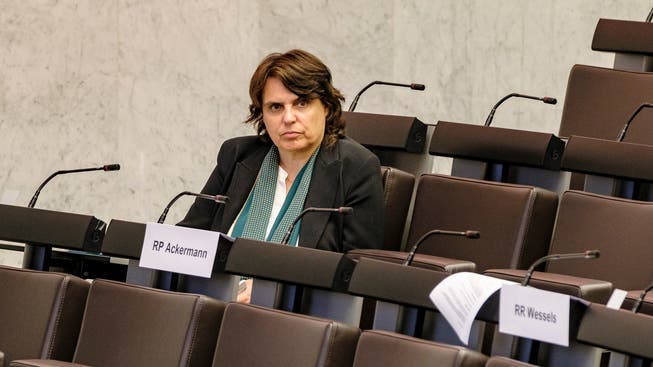 Die Basler Regierungspräsidentin Elisabeth Ackermann (Grüne) musste am Mittwoch den geeinten Angriff der Bürgerlichen über sich ergehen lassen.