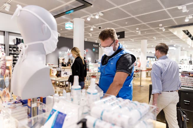 Am 3. September 2020 wurde im Kanton Solothurn die Maskenpflicht in Läden eingeführt. (Archiv)