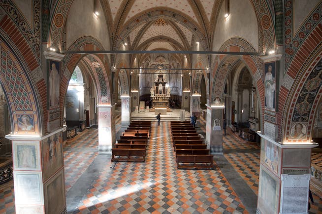 Der Bischofssitz in Lugano: Im Bistum Lugano hatte der inzwischen wieder freigelassene Geistliche zahlreiche hohe Ämter bekleidet.