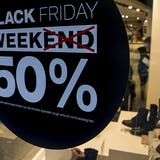Shopping am Black Friday stösst auch auf Kritik