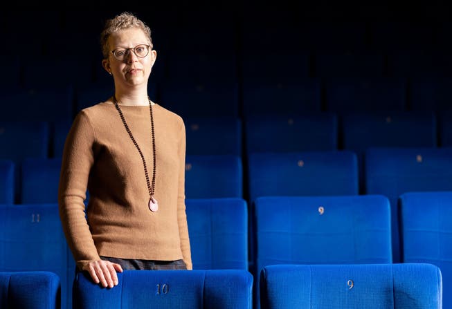 «Wir leben vom Ersparten. Aber wir wissen: Es kommen auch wieder bessere Zeiten»: Alexandra Sterk im Badener Kino «Trafo».