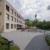 Das Alters- und Gesundheitszentrum Riedbach in Adligenswil. Fotografiert am 20. September 2020. (Bild: Boris Bürgisser (Adligenswil, 20. September 2020))