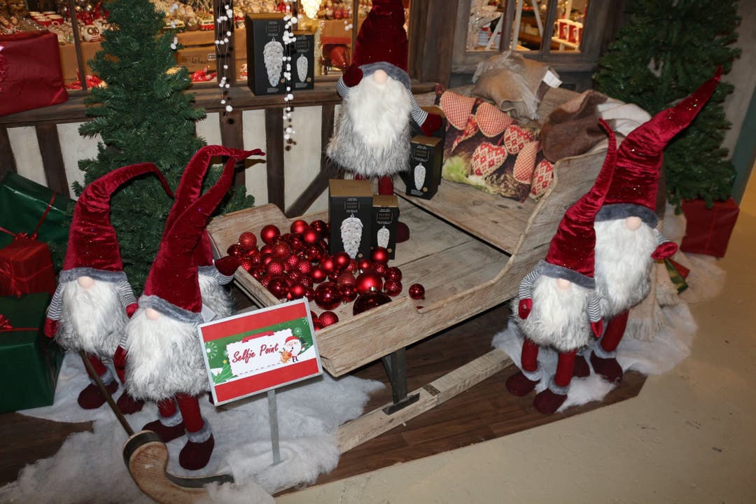 Der Christkindmarkt im Gartencenter Zulauf in Schinznach bietet allerlei Weihnachtliches.