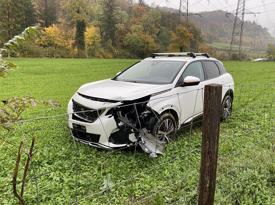 Itingen/A22 BL, 23. Oktober: Ein Personenwagenlenker verursachte einen Selbstunfall. Personen wurden keine verletzt.