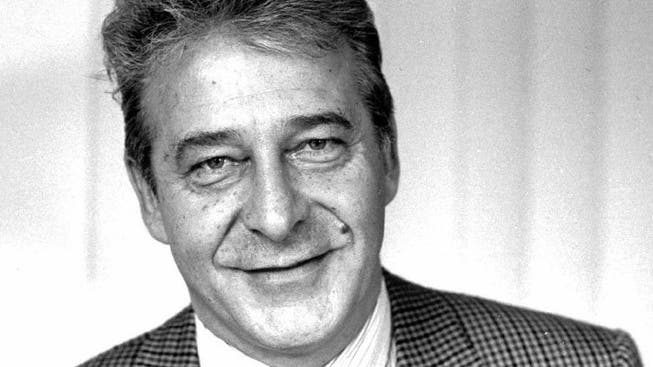 Der ehemalige Generaldirektor der Schweizerischen Radio- und Fernsehgesellschaft SRG, Antonio Riva (1935-2020).