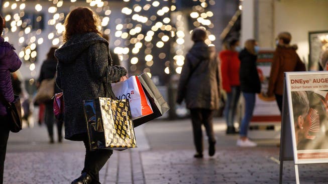 Einkaufsläden und Märkte im Kanton Solothurn werden ab 27. Dezember geschlossen. (Symbolbild)