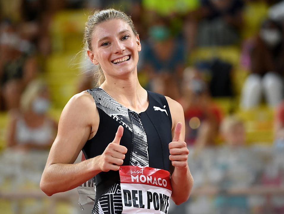 War über 100 m in diesem Jahr die schnellste Europäerin: die Tessiner Sprinterin Ajla Del Ponte