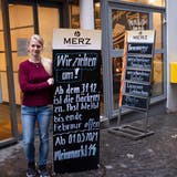 Nathalie Nowak vor der Bäckerei Merz in der Eisengasse. (Bild: Boris Bürgisser (Luzern, 28. 12.2020))
