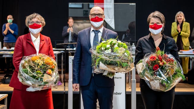 von links: Susanne Koch Hauser, Hugo Schuhmacher und Nadine Vögeli.