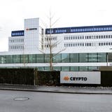 Der Hauptsitz des Chiffriergeräte-Herstellers Crypto. (Bild: Alexandra Wey / Keystone (Steinhausen, 11. Februar 2020))