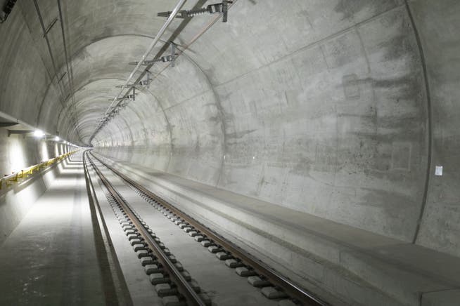 An dem Ceneri-Basistunnel wird seit 2006 gebaut.
