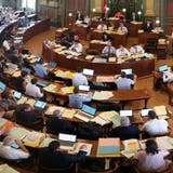 Der Kantonsratssaal in St.Gallen: Hier möchten 93 Toggenburgerinnen und Toggenburger gerne Platz nehmen. (Bild: Max Tinner)