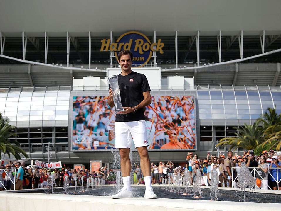 Im März des letzten Jahres ging in diesem Stadion erstmals das Tennis-Masters-1000-Turnier von Miami über die Bühne. Der Sieger damals hiess: Roger Federer