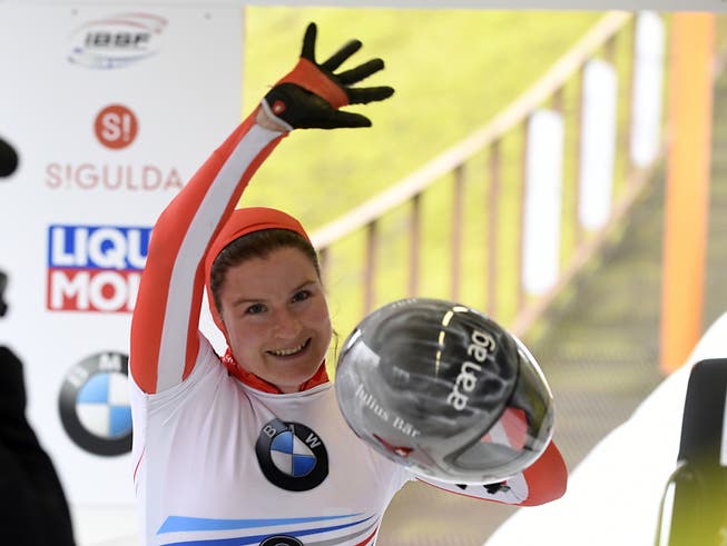 Jubel über Silber an der EM in Sigulda. Auch an der WM geht Marina Gilardoni nicht chancenlos ins Rennen