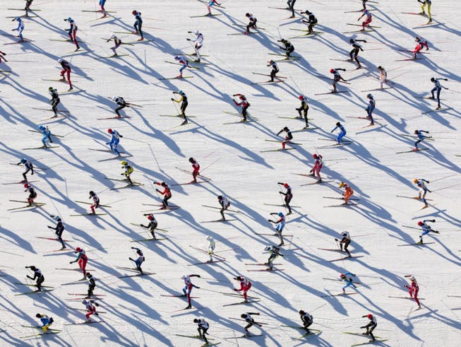 Fällt dieses Jahr wegen dem Coronavirus aus: Der Engadiner Skimarathon, hier ein Bild aus dem Jahr 2012.