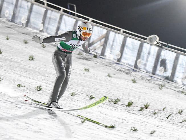 Kommt weiterhin nicht auf die gewünschten Weiten: Skispringer Killian Peier