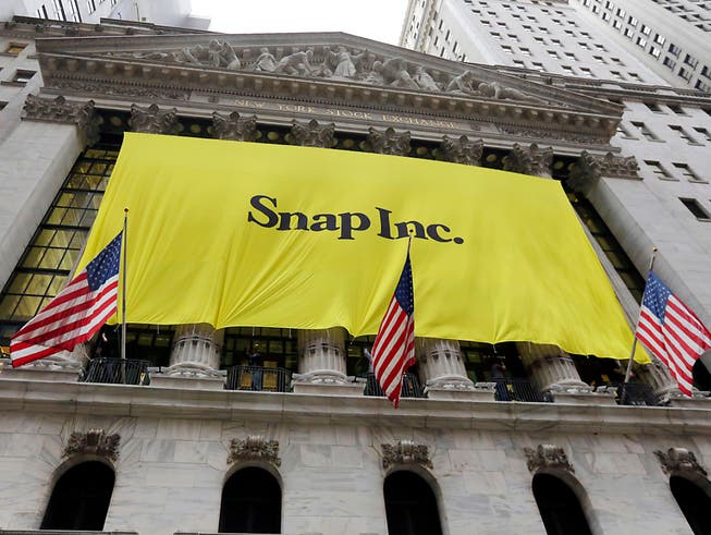 Snapchat hat mit seinem Umsatz im abgelaufenen Quartal die Erwartungen der Wall Street verfehlt.